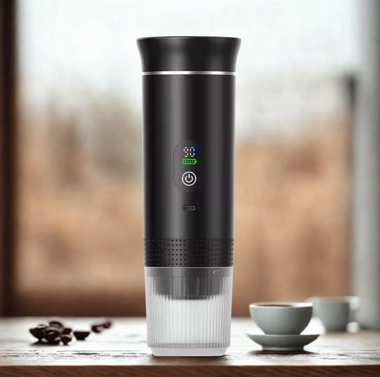 PocketCaffé – Hordozható, vezeték nélküli kávéfőző (érintőképernyős)