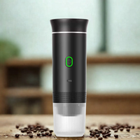 PocketCaffé – Hordozható, vezeték nélküli kávéfőző (fekete)