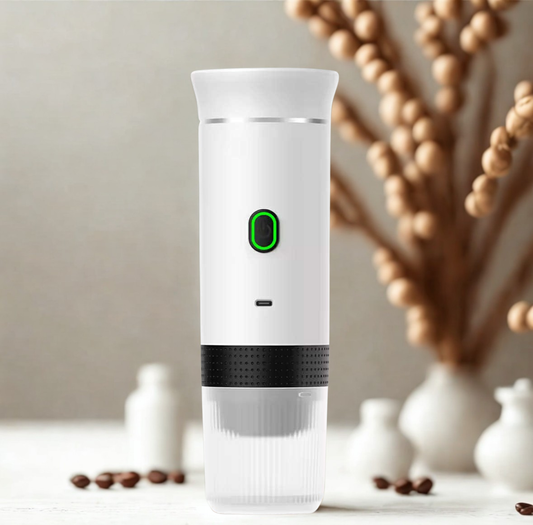 PocketCaffé – Hordozható, vezeték nélküli kávéfőző (fehér)
