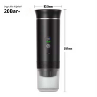 PocketCaffé – Hordozható, vezeték nélküli kávéfőző (érintőképernyős)