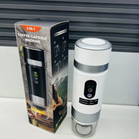 PocketCaffé – Hordozható, vezeték nélküli kávéfőző (fehér)